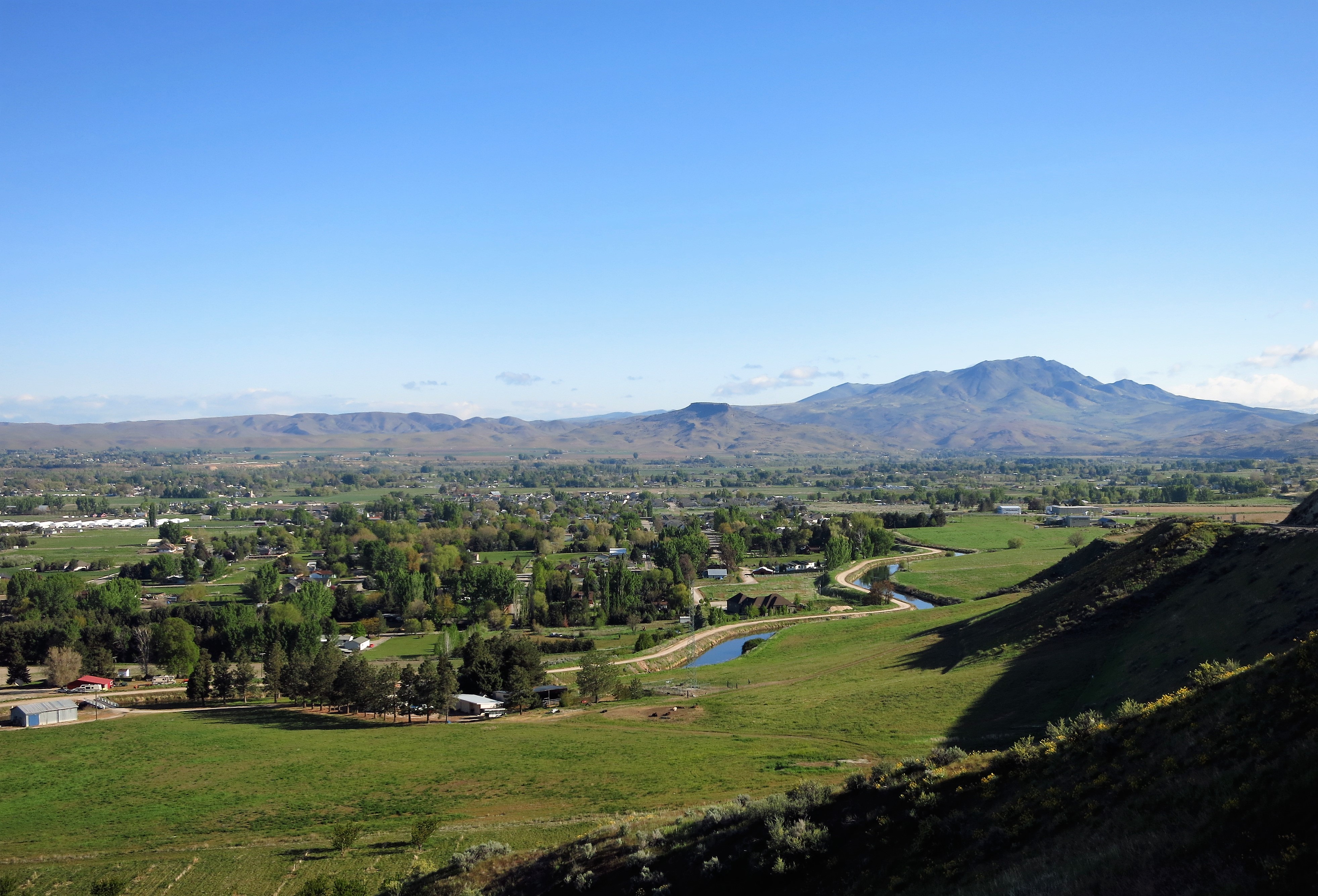 Emmett Idaho landscape representing the service area for Black Canyon Exteriors, a local custom shed builder